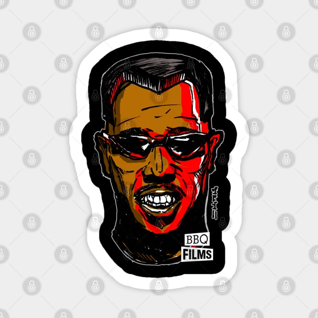 Blade BBQFilms Sticker by sketchnkustom